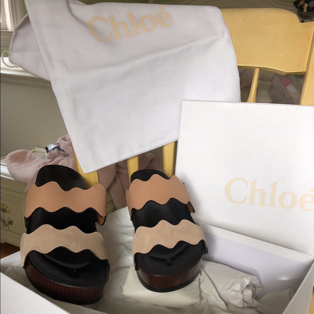 CHLOÉ Lauren Footbed Mule Sandal/Slides